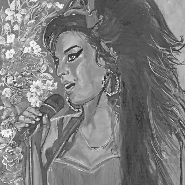 Amy Winehouse (Black & White)