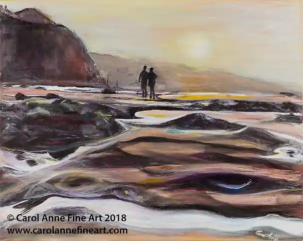 Beach Sunset Couple