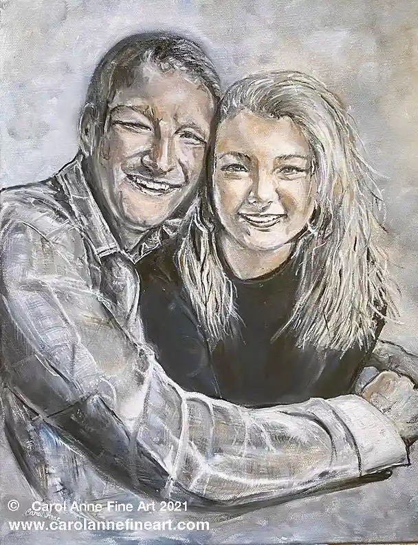 Smiling Couple Portrait
